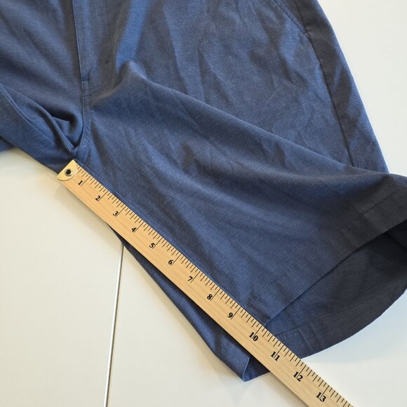 Travis Mathew Shorts Mens US 36 Dark Heathered Blue Golf Ripstop Stretch Active - Picture 7 of 13